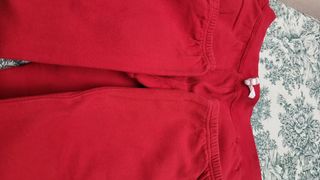 Pantalón chándal niño rojo