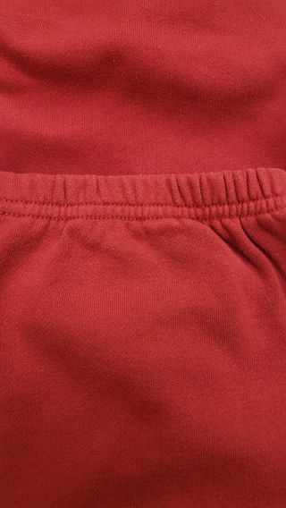 Pantalón chándal niño rojo
