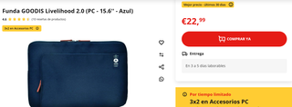 Funda portátil Goodis 15.6