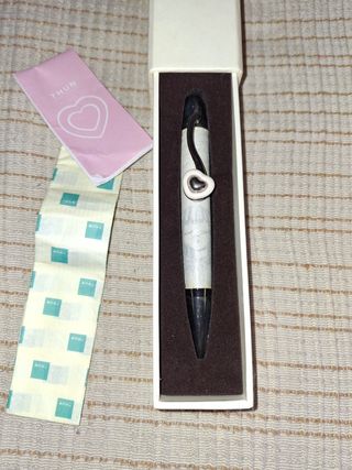 Penna a sfera Angel in Ecopelle