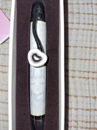 Penna a sfera Angel in Ecopelle