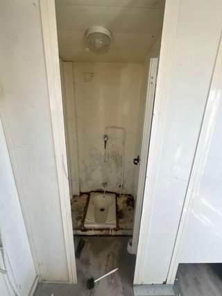 Módulo caseta BAÑOS 4m de largo