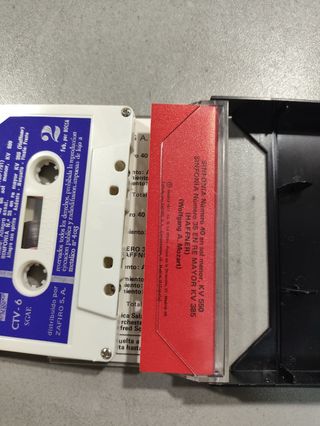 2 Cassettes Música Clásica Mozart RTVE vintage