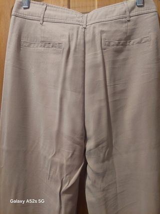 Pantalón mujer beige