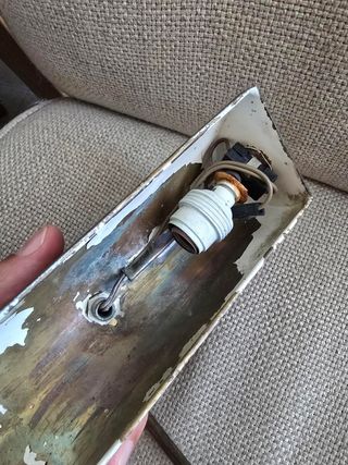 Bellissima Rara Lampada Stile Ministeriale