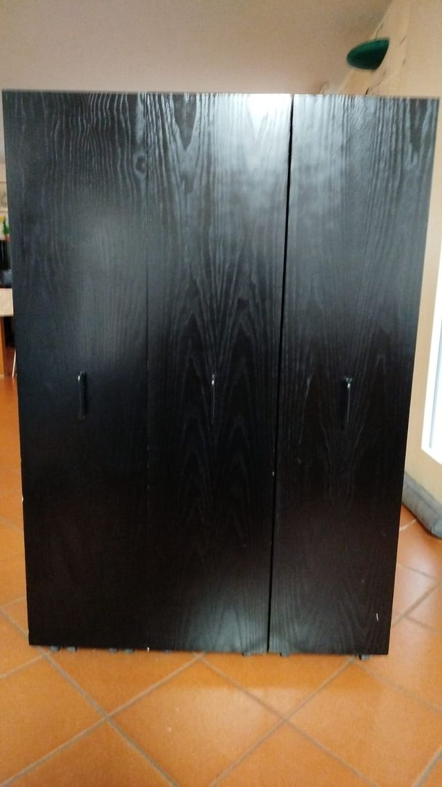 3 Mobili porta cassette VHS nero