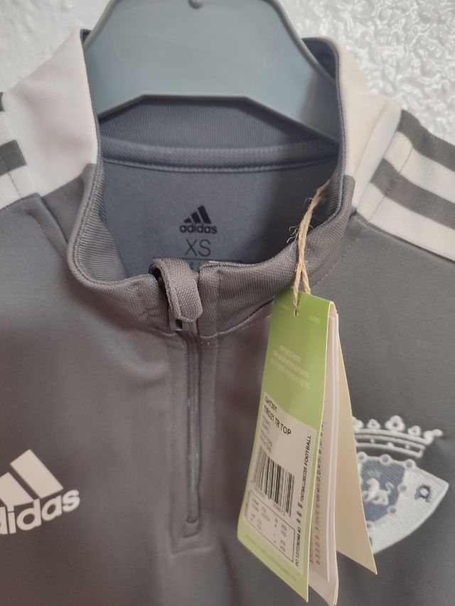 Sudadera Adidas Hombre Osasuna Gris