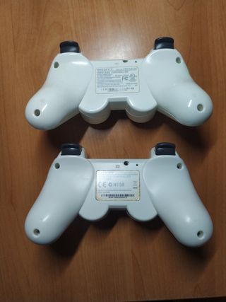 2 Mandos PS3 Dual Shock 3 Blancos,leer descripción