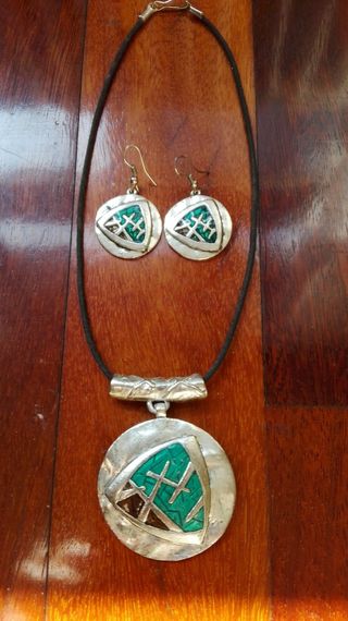 Conjunto COLLAR y PENDIENTES bisutería joyas 
