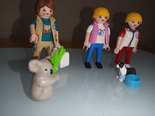 Playmobil veterinario con koala y perro
