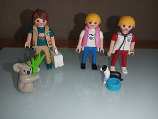 Playmobil veterinario con koala y perro