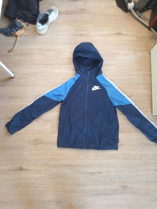Cortavientos Nike Azul