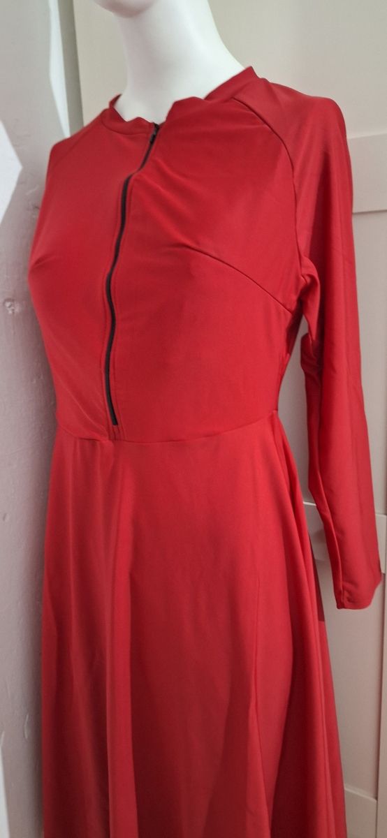 Bañador/Burkini Rojo Manga Larga