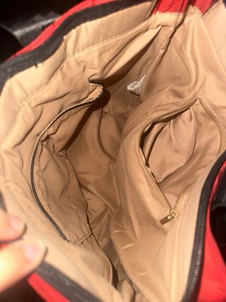 Bolso de viaje ajustable rojo