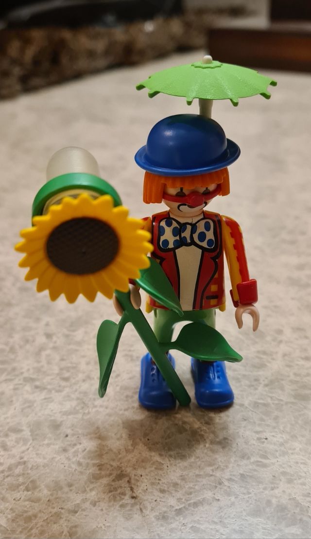 Playmobil Payaso con Flor y Paraguas