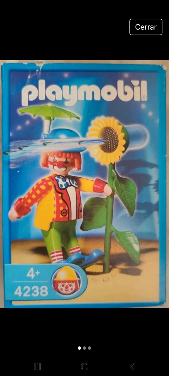 Playmobil Payaso con Flor y Paraguas