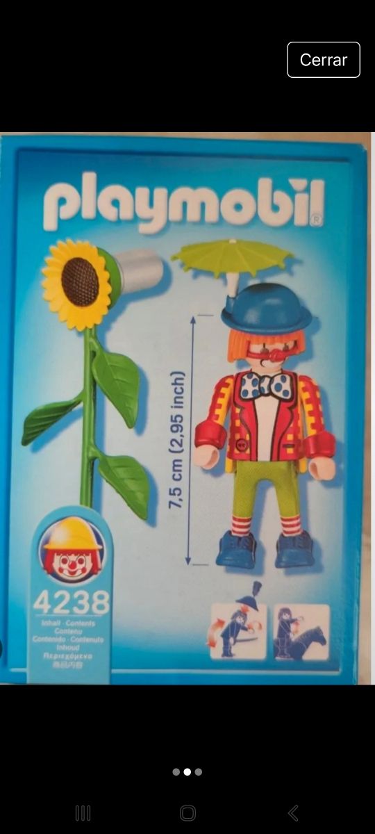 Playmobil Payaso con Flor y Paraguas