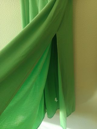 Falda larga verde