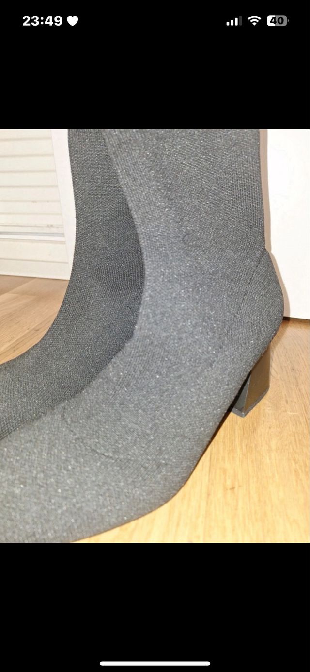 Botas tacón Lefties negras