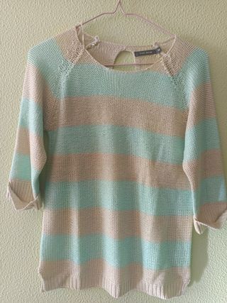 Jersey de punto rayas M