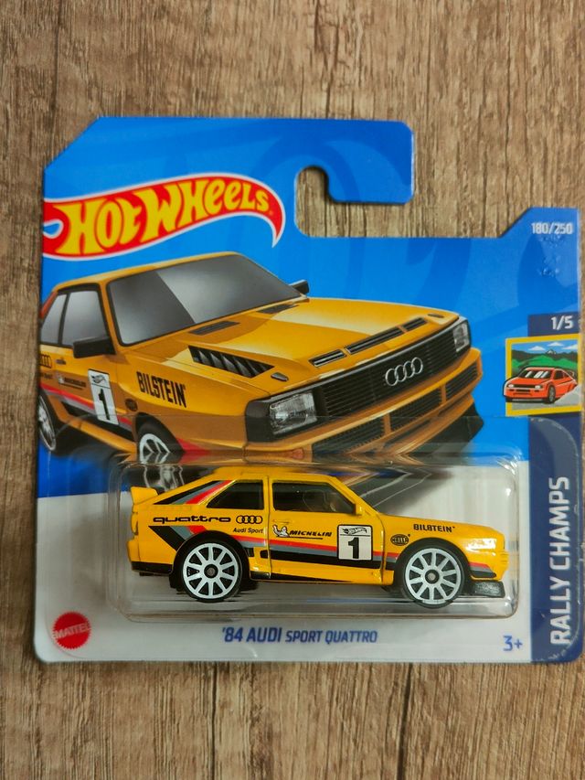 Hot Wheels '84 Audi Sport Quattro Giallo