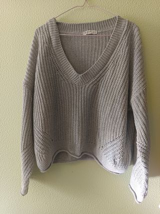 Jersey Stradivarius plateado