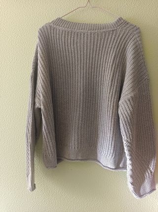 Jersey Stradivarius plateado