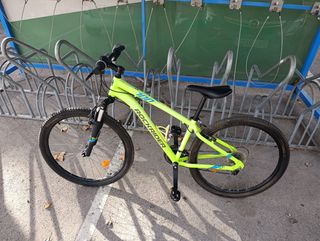 Bicicleta Rockrider ST 100 Amarilla Talla XS