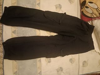 Pantalón de chándal negro y blanco roto minnie