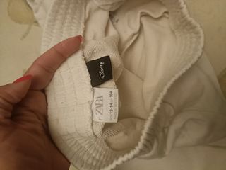 Pantalón de chándal negro y blanco roto minnie