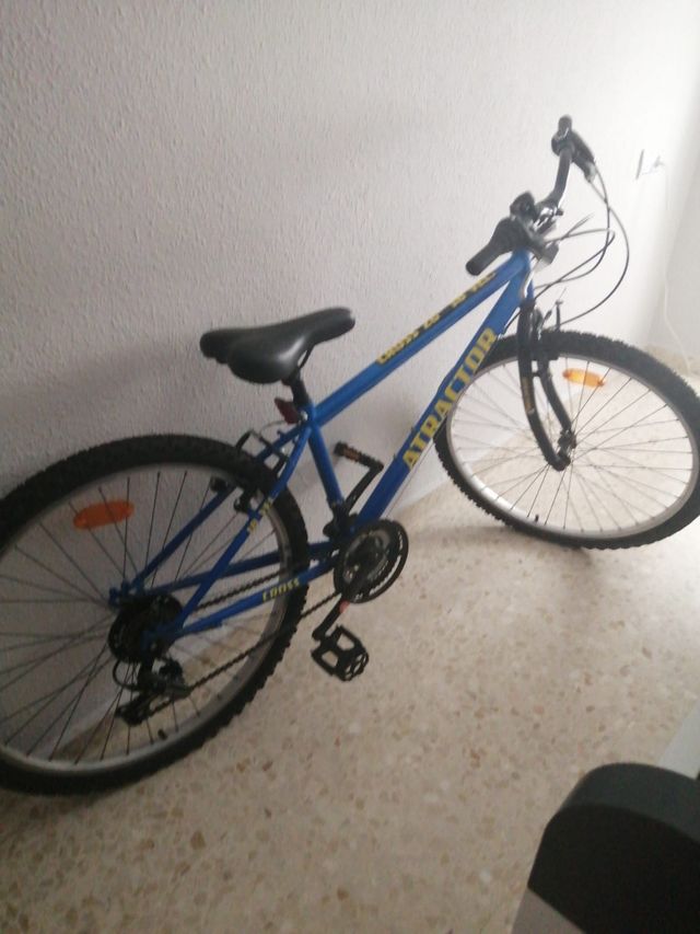 Bicicleta Azul Atractor