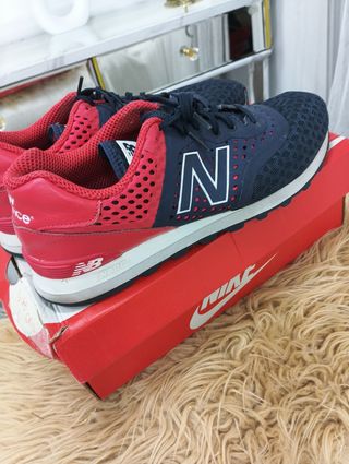 New Balance Bambas Azul y Rojo
