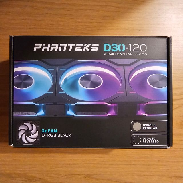 Phanteks D30-120 Ventiladores RGB PWM (3 uds)