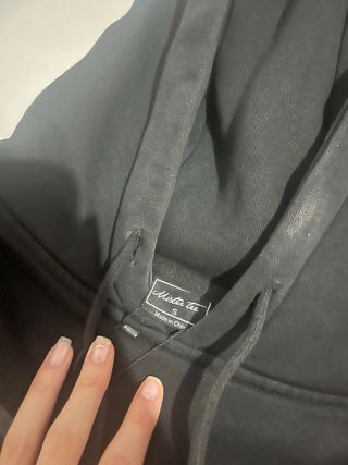 Sudadera Negra Pray con Estampado