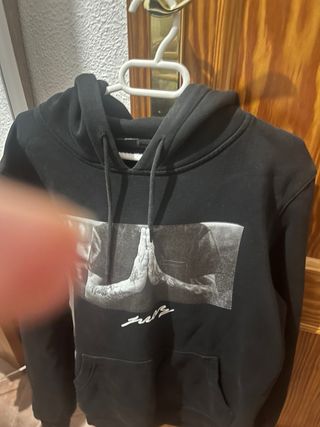Sudadera Negra Pray con Estampado