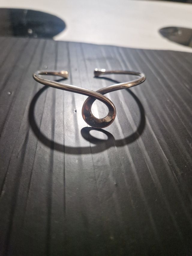 Pulsera rígida plata ley 925