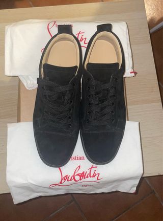 Scarpe Louboutin Uomo Nere Louis Junior Flat