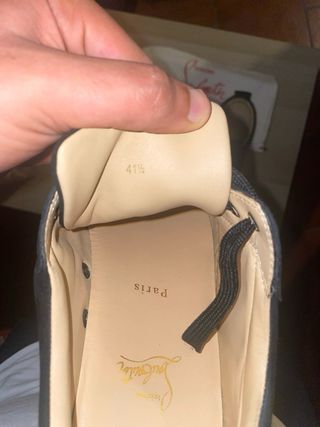 Scarpe Louboutin Uomo Nere Louis Junior Flat