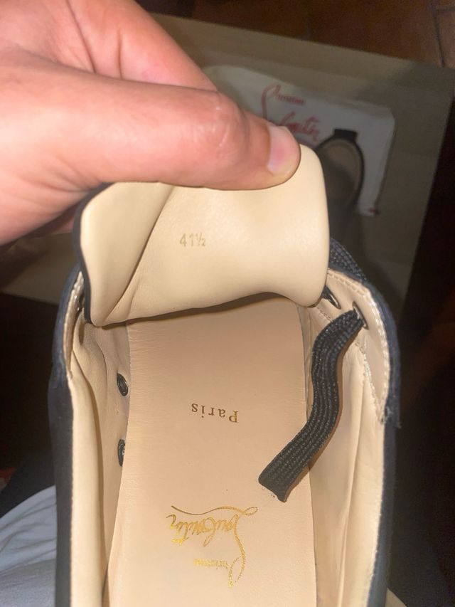 Scarpe Louboutin Uomo Nere Louis Junior Flat