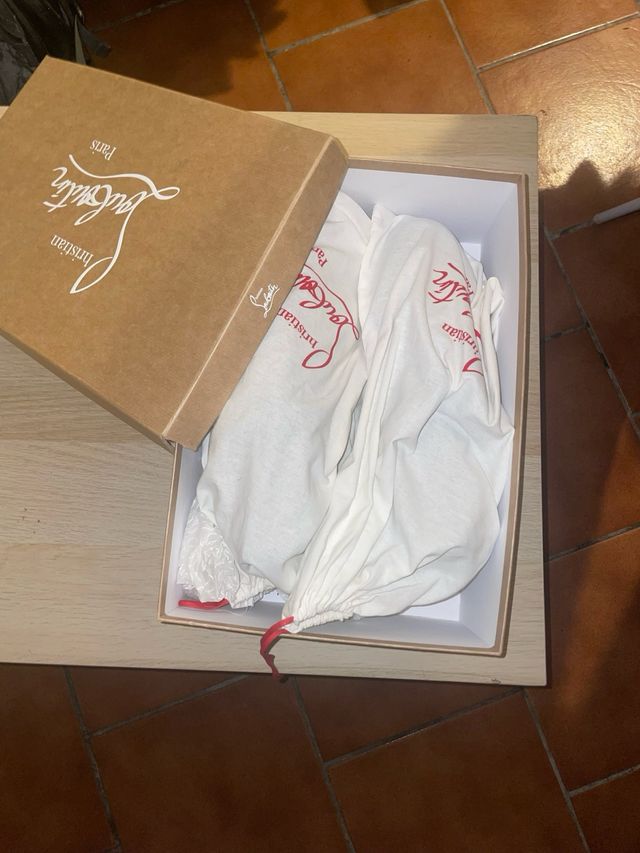 Scarpe Louboutin Uomo Nere Louis Junior Flat