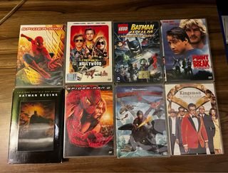 Collezione DVD: Spider-Man, Batman, Kingsman