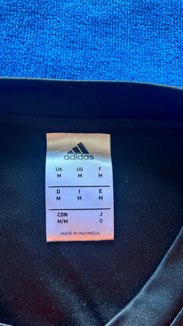 Camiseta Adidas Negra Talla M