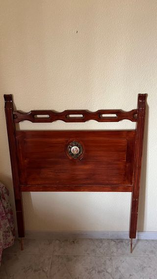 Cabecero individual de madera