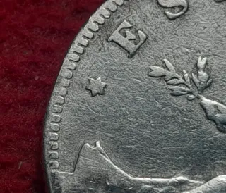 Moneda 2 Pesetas Plata 1870 Estrella 75