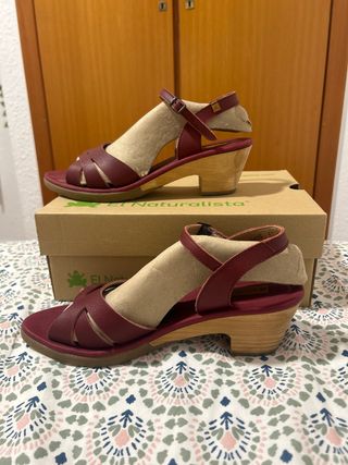 Sandalias El Naturalista Talla 41 Rojas
