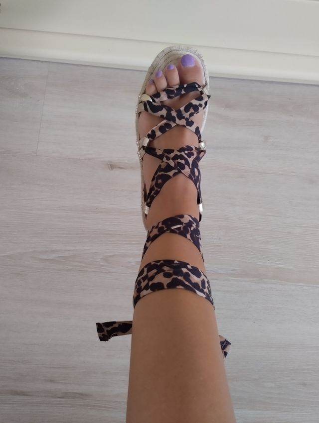 Sandalias lazo