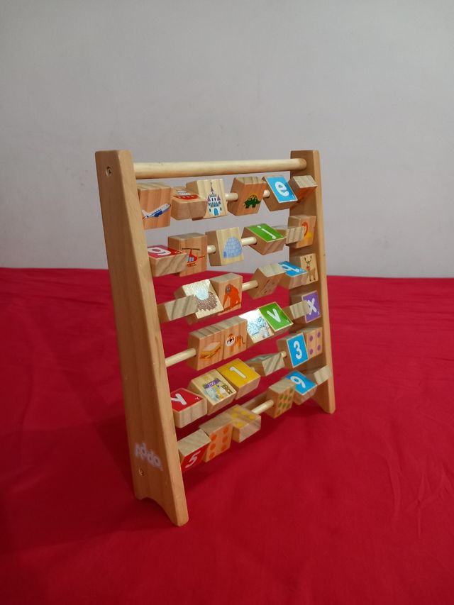 Ábaco Infantil Educativo Letras y Números