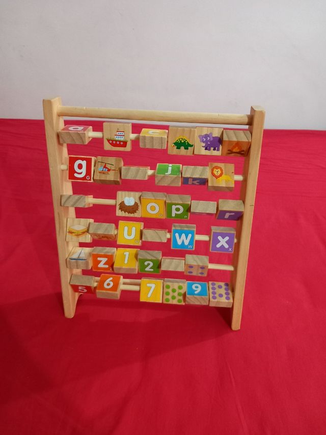 Ábaco Infantil Educativo Letras y Números