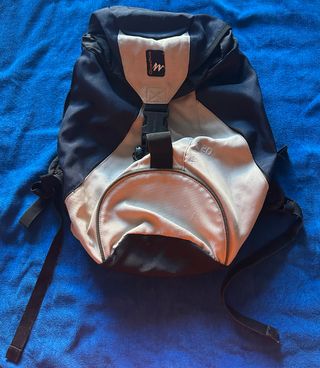 Mochila Quechua Beige y Azul