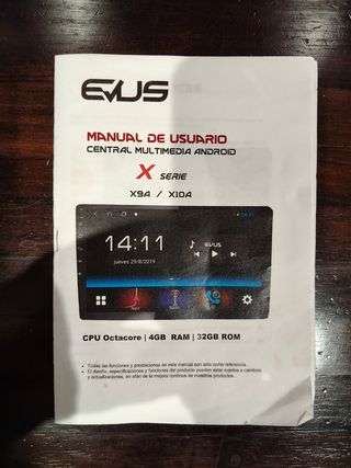 Pantalla táctil Evus